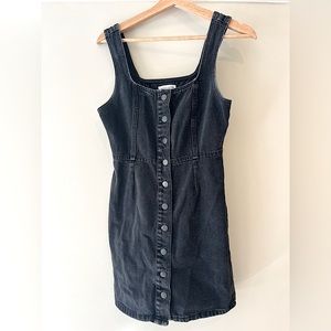 Urban Outfitters faded black denim dress mini size US 4